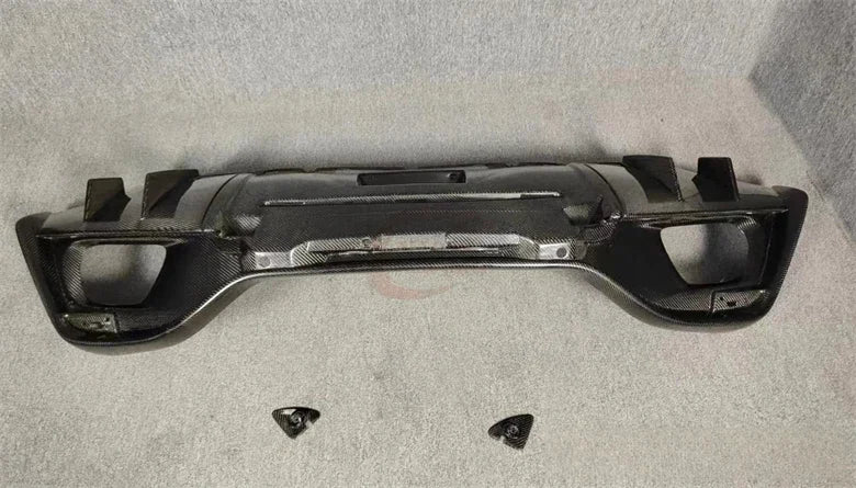 Perfect Fit For Aston Martin Vantage upgrade TM Style Real Dry Carbon Fiber Rear Bumper Lip Rear Diffuser bodykit