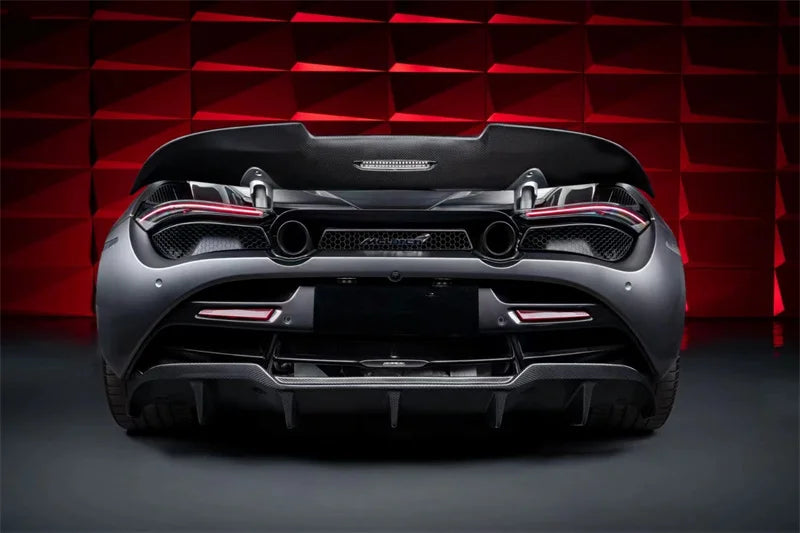 High Quality Dry Carbon Fiber Body Kit for McLaren 720S RY Style Front Lip Side Skirts Rear Diffuser Fenders Engine Hood