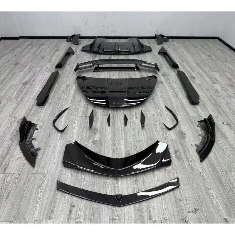 Used for McLaren GT Modification PRO Small Surround Carbon Fiber Body Kit Diffuser Side Skirts Rear Spoiler Hood