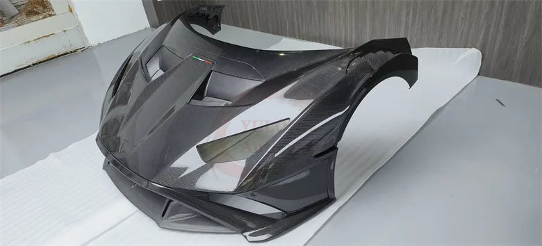 New product STO style hot pressed dry carbon fiber body kit front bumper rear bumper cover for Lamborghini Huracan LP580 LP610