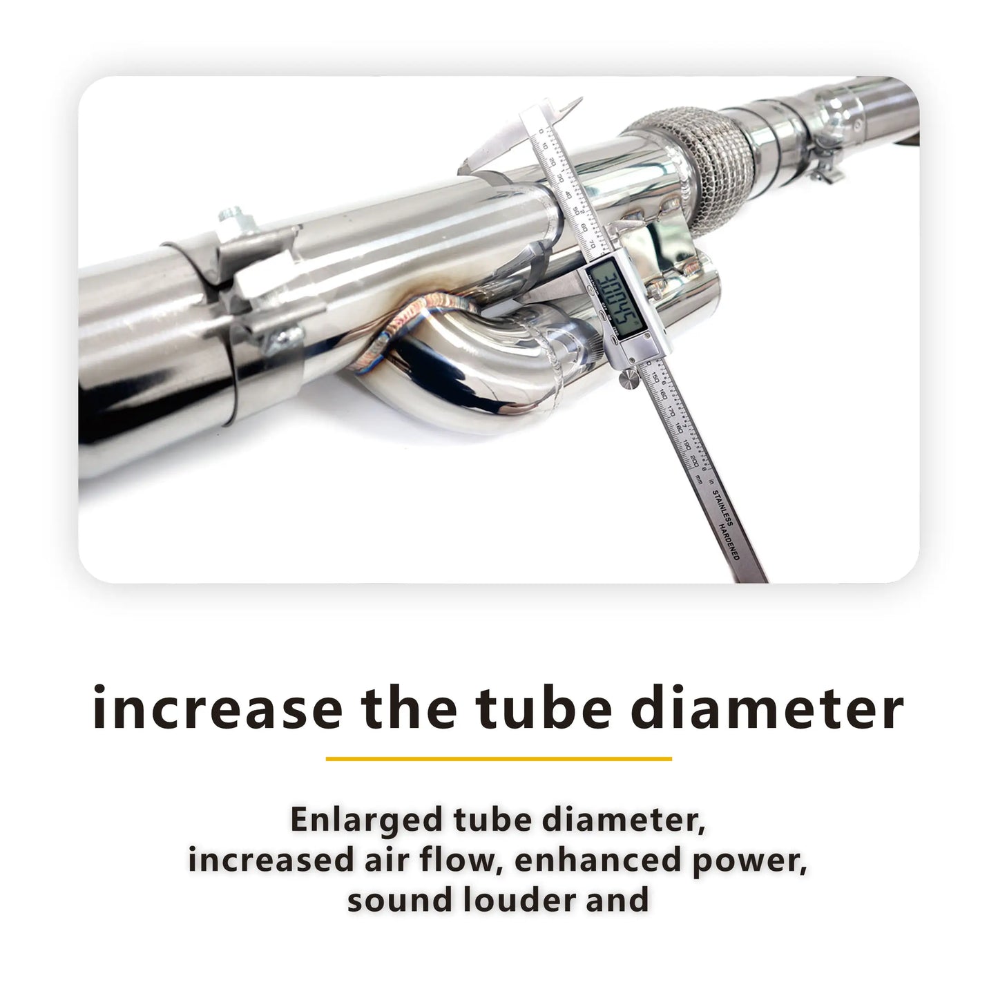 HMD Exhaust Muffler Valve Pipes Auto Performance Parts for 2024+ Subaru WRX 2.4T Valves Exhaust