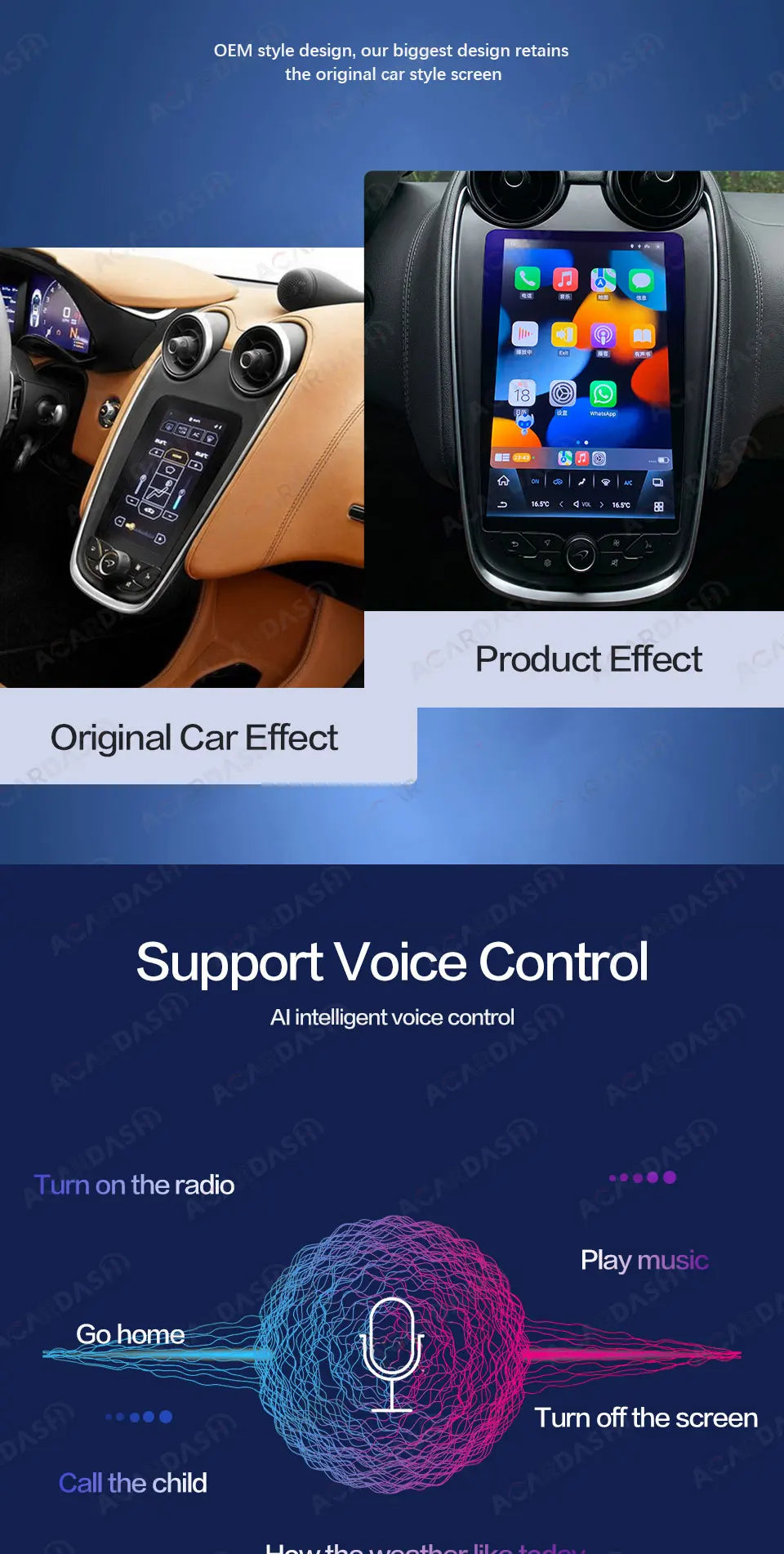 Newest Android Screen for Mclaren GT/570/540C/600LT Android 11 Car Multimedia Player GPS Radio Stereo Head Unit Radio