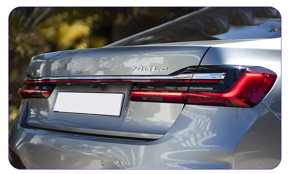 Upgraded Through Taillights Accessories for BMW 7 Series F01 F02 G11 G12 730Li 740Li 750Li 2008-2019 LED Car Taillights Assembly