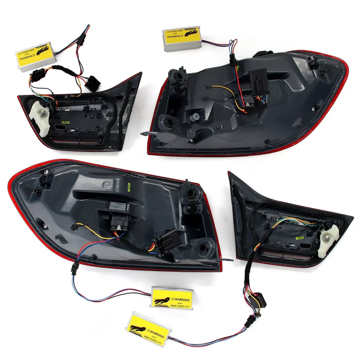 For BMW 4 Series 420i 430i 440i F32 F33 F82 F83 2014-2020 Tail Light Assembly CS Style Signal Lamp Red Lens LED Rear Tail Lights