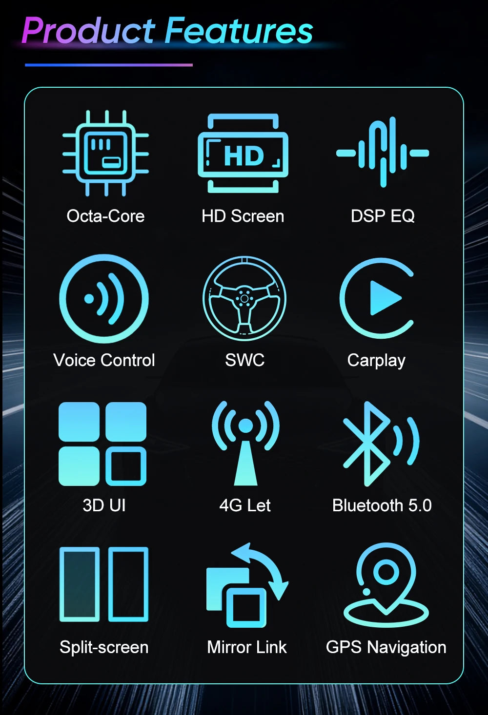 Car Radio Android 14 For Hummer H2 E85 2007 - 2009 Carplay Stereo DVD No 2din Autoradio Multimedia Bluetooth Navigation GPS WIFI