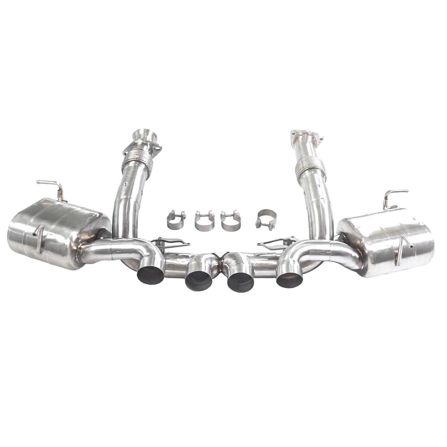 GFC catback exhaust muffler for Chevrolet Corvette C8 Z06 5.5L, Car electric valve exhaust system made of 304 stainless steel