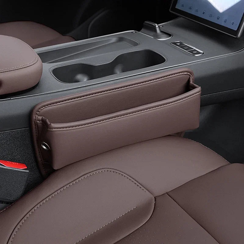 Color Name: Black - Car Front Seat Crevice Storage Box Pocket For - Premium Interior Accessories from zhengyuhan - Just $35.99! Shop now at Rapidvehicles