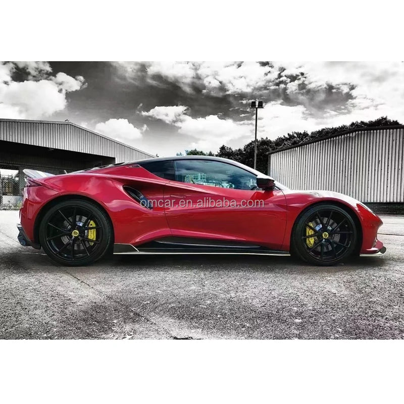 Car Exterior Accessories Dry Carbon Fiber Body Kit Front Lip Side Skirts Rear Diffuser Spoiler Wing Mirrors for Lotus Emira