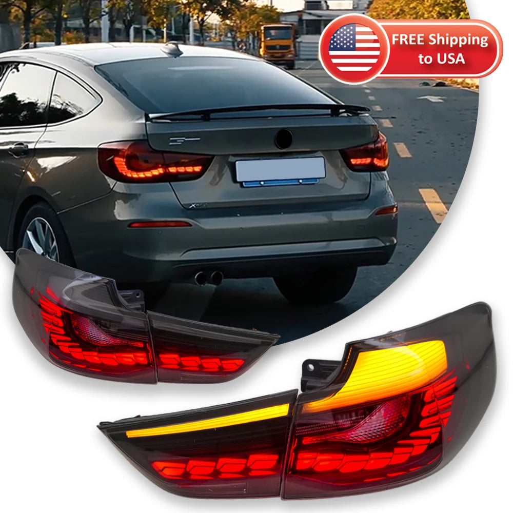 TYPY Car Tail Lights For BMW 3 Series GT F34 2013-2020 LED Car Tail Lamps Daytime Running Lights Dynamic Turn Signals