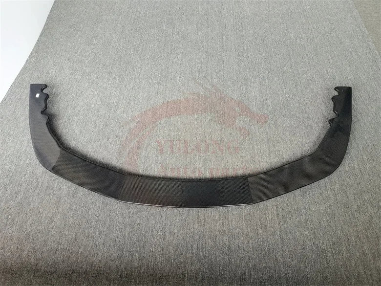 V Style Carbon Fiber Front Lip Front bumper spoiler for Ferrari 458 Italy spider Body Kit