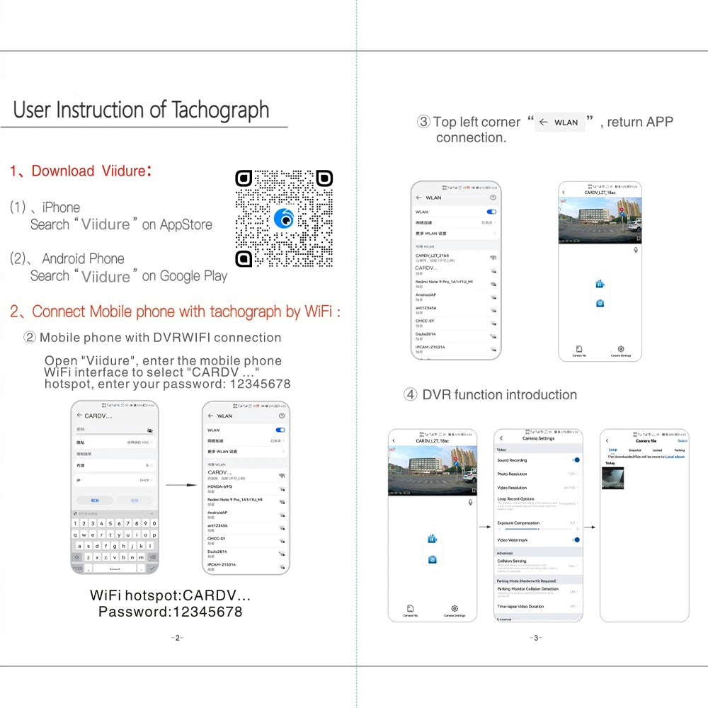 AutoBora 4K 2160P Plug and Play UHD Car Dash Cam DVR Camera Night Vision for Alfa Romeo Stelvio 949 Giulia 952 2016-2025
