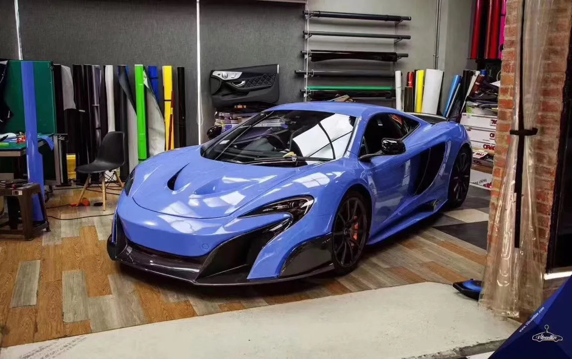 suitable for New Product McLaren MP4-12C 650S Carbon Fiber Hood Upgraded P1 Style Bonnet and Engine Hatch