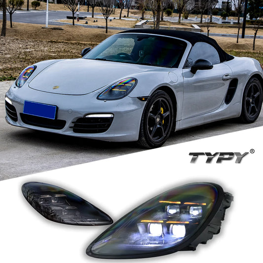 TYPY Car For Porsche Cayman 718 982 Headlight 2013-2023 Upgrade Modified New DRL Dynamic Turn Signal LED light Auto Accessories