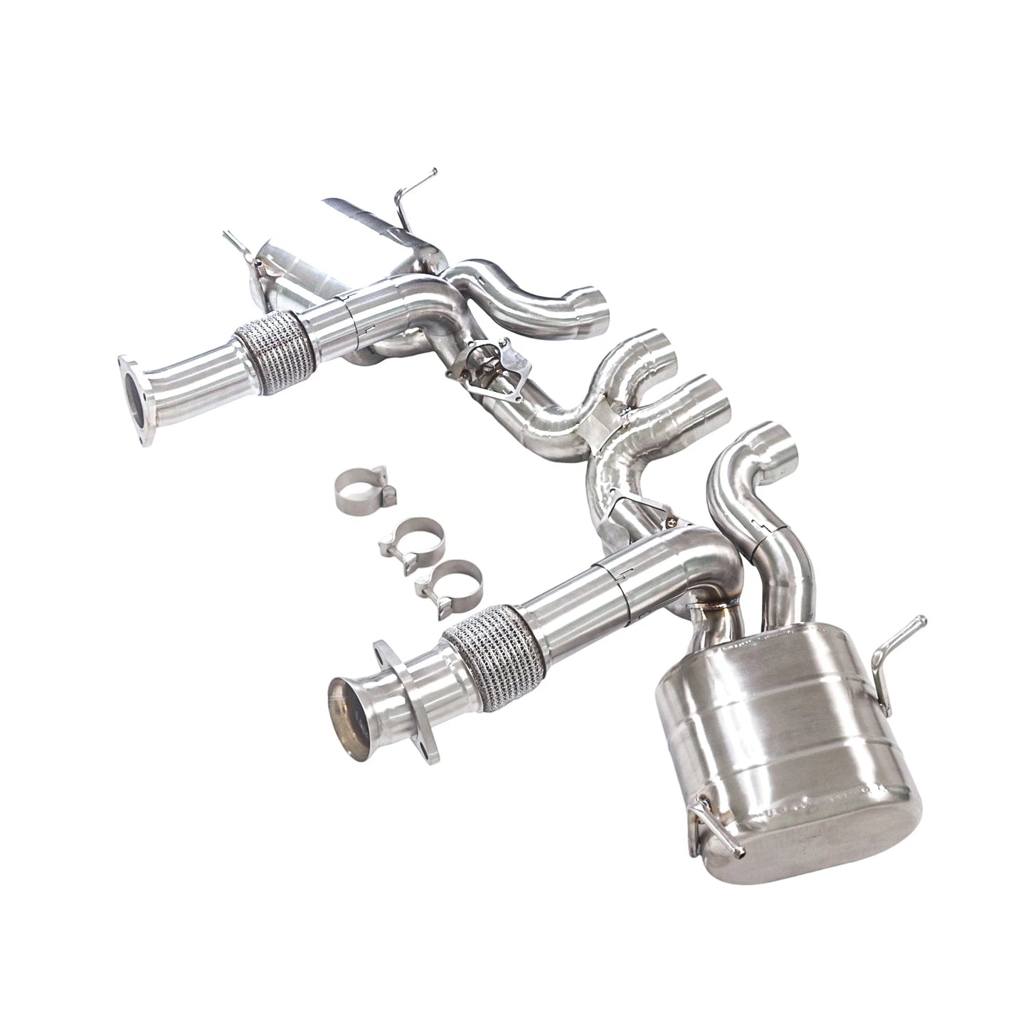 GFC catback exhaust muffler for Chevrolet Corvette C8 Z06 5.5L, Car electric valve exhaust system made of 304 stainless steel