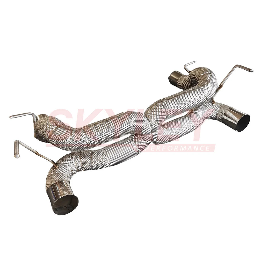 SL Valve Exhaust Catback For Ferrari 488 3.9 2015 Exhaust Valvetronic Catback System Auto Engine Systems
