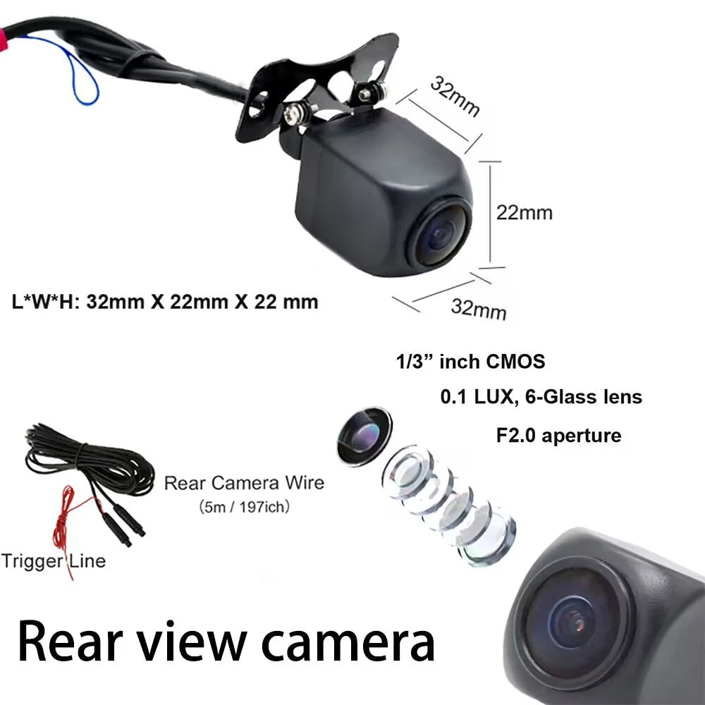 ZJCGO 4K Wifi 3840*2160 DVR Dash Cam Camera Video Recorder for Alfa Romeo Giulia Stelvio 952 949 2015~2024