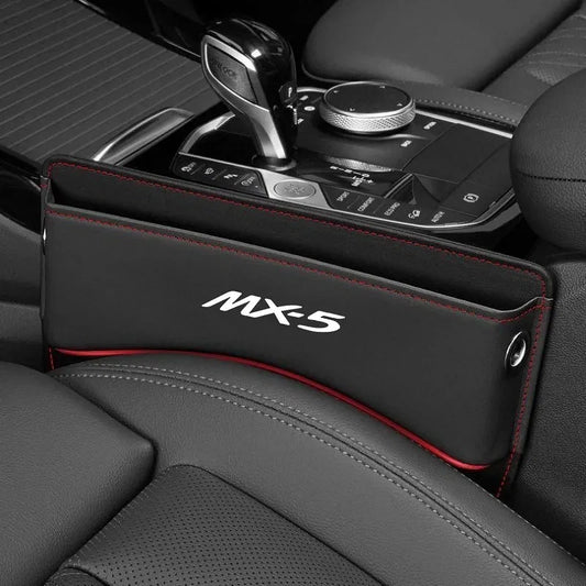 Color Name: Black - For MX-5 MX5 Car Seat Side Storage Pocket For - Premium Interior Accessories from NoEnName_Null - Just $43.99! Shop now at Rapidvehicles