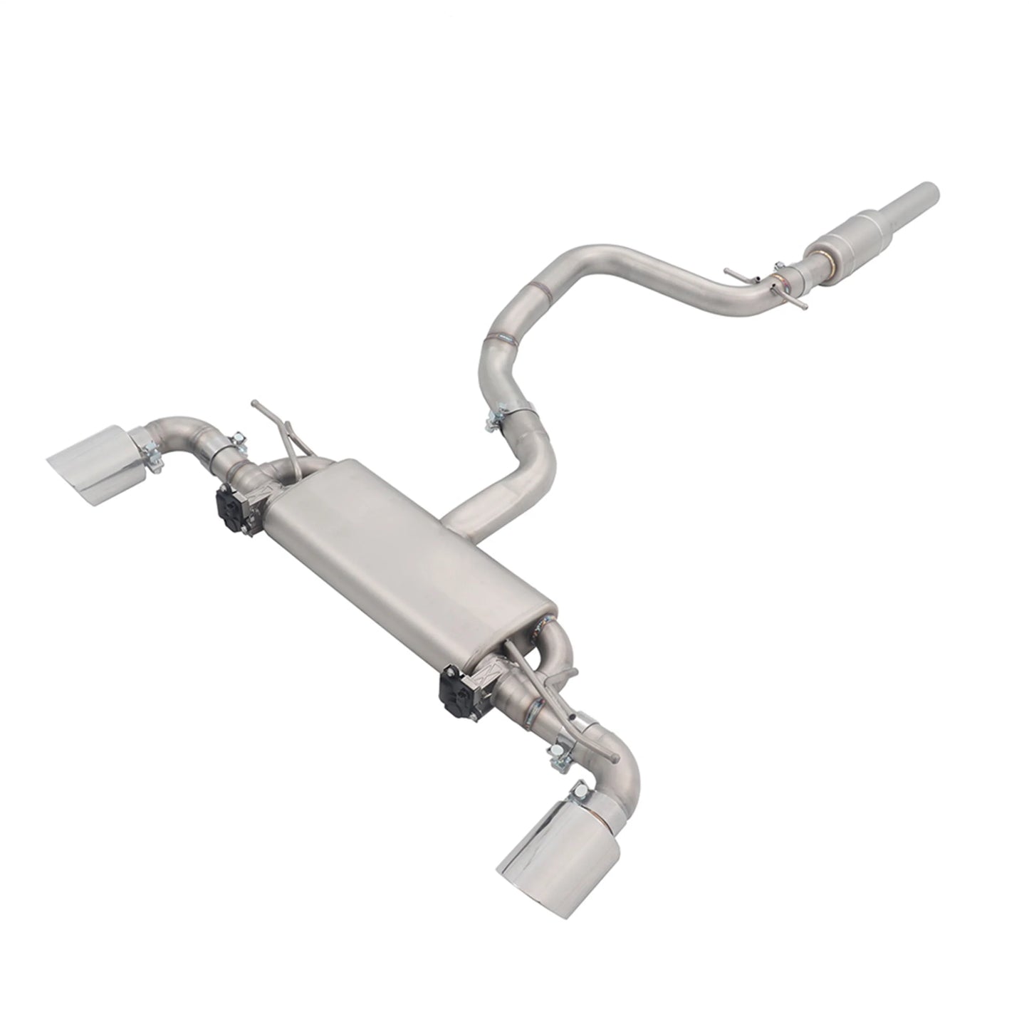 HEO Exhaust for Volkswagen/VW Scirocco R 2.0T Performance Upgrade Ss304 Muffler Catback Valved Exhaust