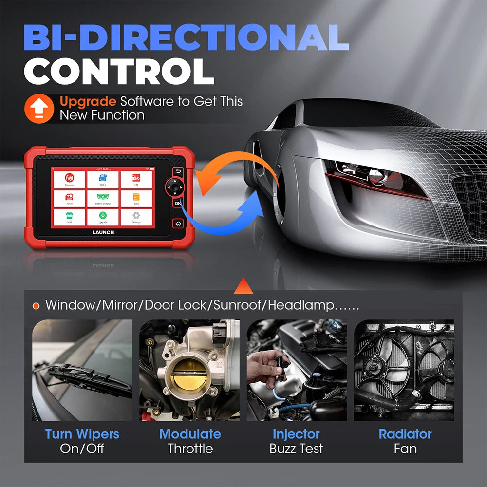 New LAUNCH X431 CRP919X OBD2 Scanner Professional Automotive Scanner Launch Diagnostic Tools ECU Coding obd Scan Tool