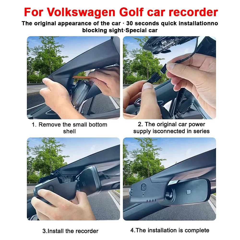 Color Name: Black, Ships From: CHINA, Sd Card Memory: None - 4K HD 2160P WiFi Car DVR Video Recorder Dash Cam For VW Volkswagen Atlas Caddy Passat Tiguan Touran B6 B7 B8 Mk2 Cupra Formentor - Premium Car Electronics from KXKJCAR - Just $155.03! Shop now at Rapidvehicles