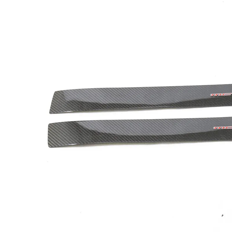 For Maserati GranTurismo GT GTS GC MC carbon fiber welcome pedal decorative strip and threshold strip replacement style 2007-20