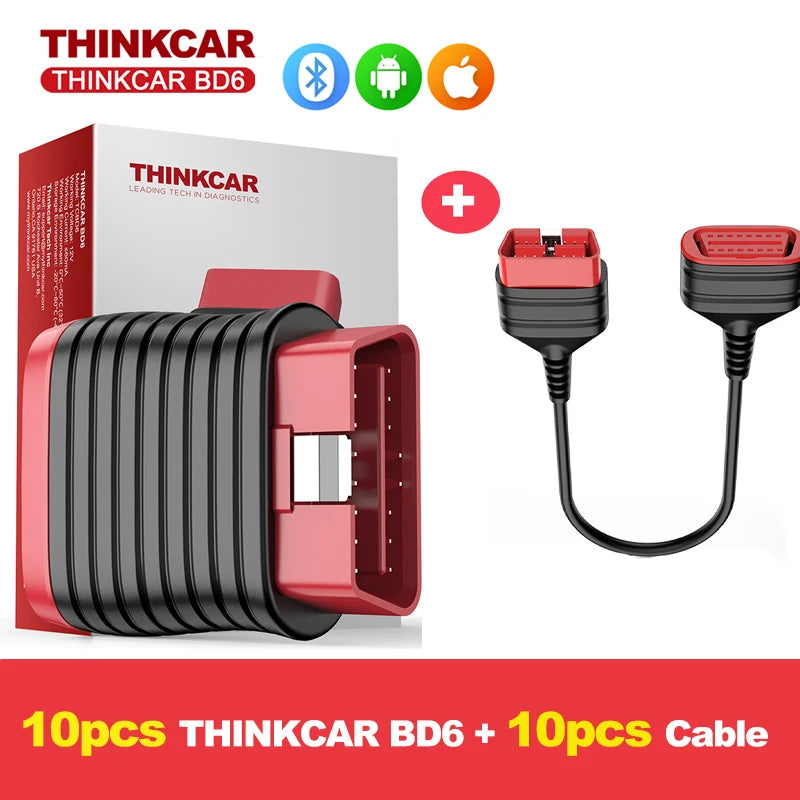 10-100Pcs THINKDIAG Mini/THINKCAR BD6 OBD2 Scanner All Cars Full System Diagnosis Lifetime Free obd 2 Diagnostic Tool