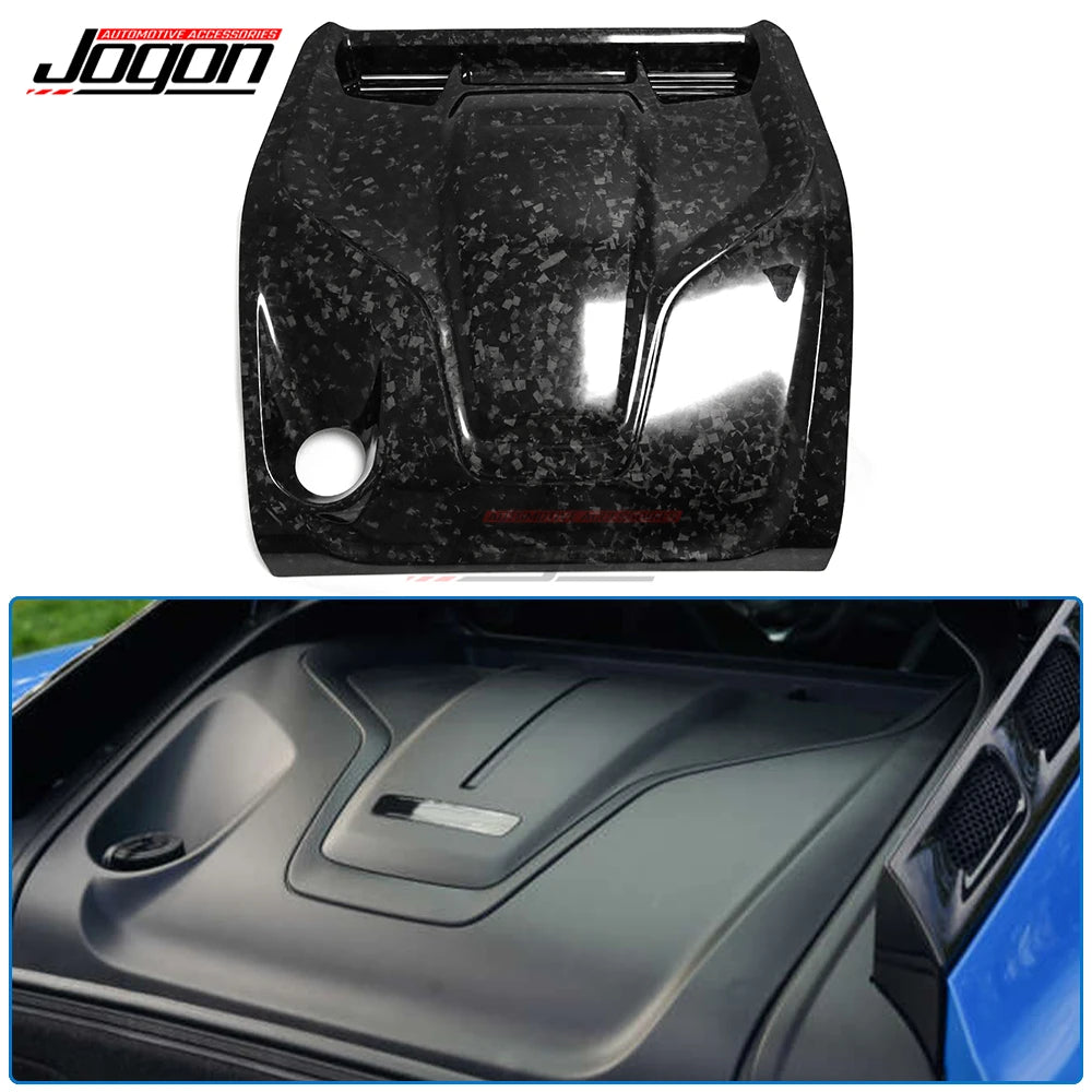 Dry Carbon Fiber Car Racing Engine Bay Engine Bonnet Decor Performance Cover Trim For Lotus Emira I4 AT 2023-2024 Accessories