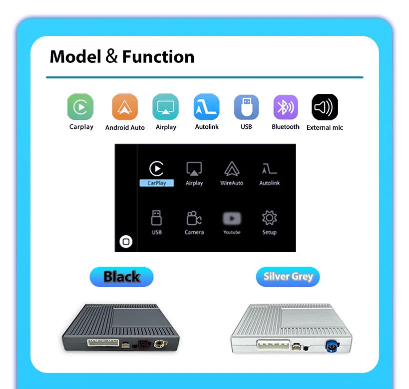 Wireless CarPlay 6.5" For Ferrari California T（15-18）Android mirror link AirPlay CarPlay function
