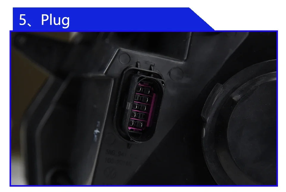 Car Front Lamps for VW Tiguan L 2017-2021 LED Auto Headlights Assembly Upgrade Bugatti Style 4 Projector Lens Accessories