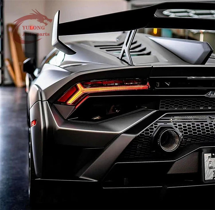 New product STO style hot pressed dry carbon fiber body kit front bumper rear bumper cover for Lamborghini Huracan LP580 LP610