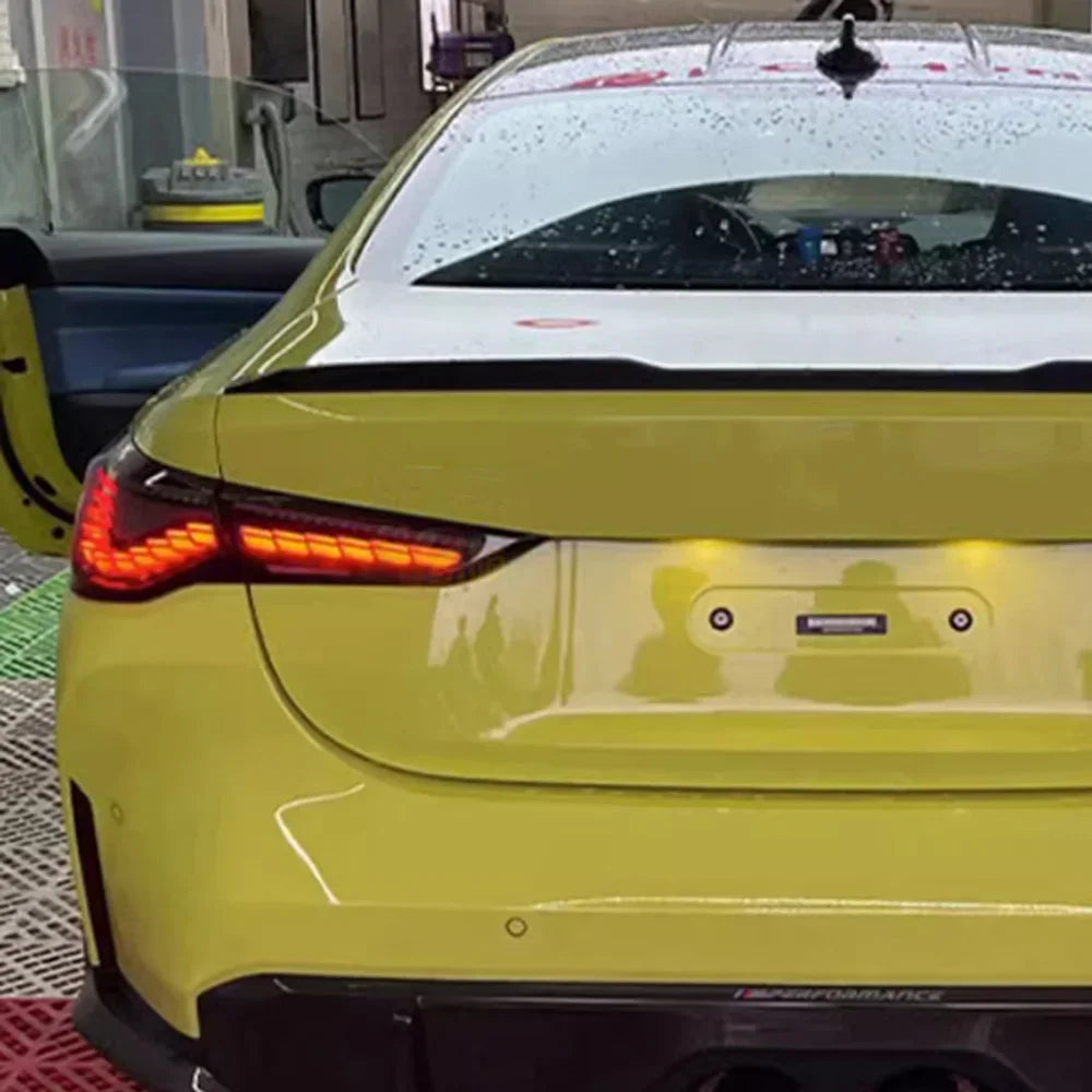 Car Taillights for Bmw 4 Series 2020-2023 Led Auto Back Lamps Assembly Upgrade Dragon Scale Design Style Turn Signal Accessories