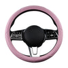 Color Name: Orange - Car Anti-Slip Leather Steering wheel Cover Universal car Steering Wheel Protective Cover Fashion Style 38cm Pink - Premium Interior Accessories from NoEnName_Null - Just $41.27! Shop now at Rapidvehicles