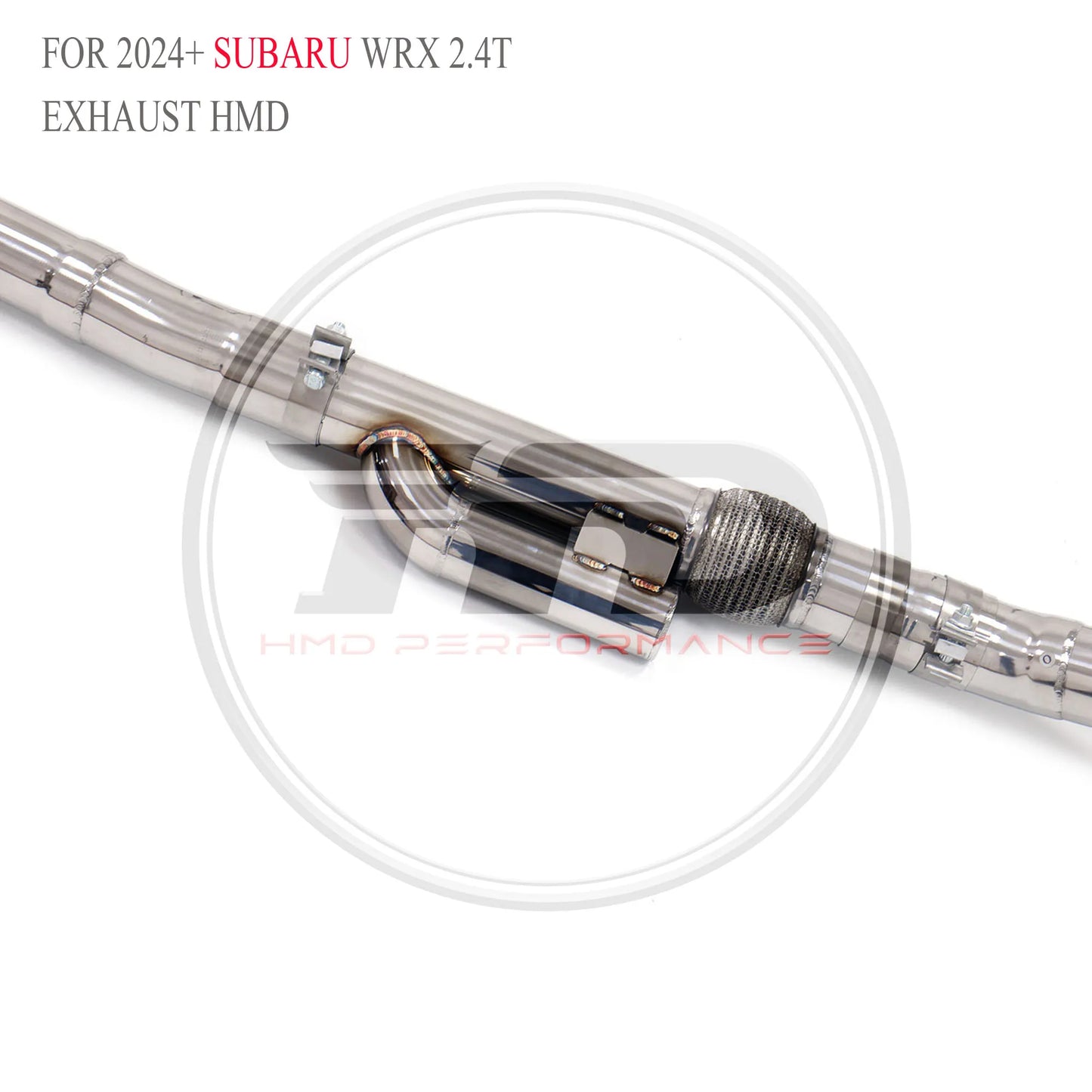 HMD Exclusive Customization 2024+ SS304 Exhaust Catback For Subaru WRX 2.4T High Flow Pipe With Muffler Tips Car Accessories