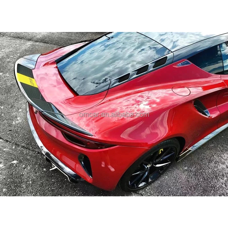 Car Exterior Accessories Dry Carbon Fiber Body Kit Front Lip Side Skirts Rear Diffuser Spoiler Wing Mirrors for Lotus Emira