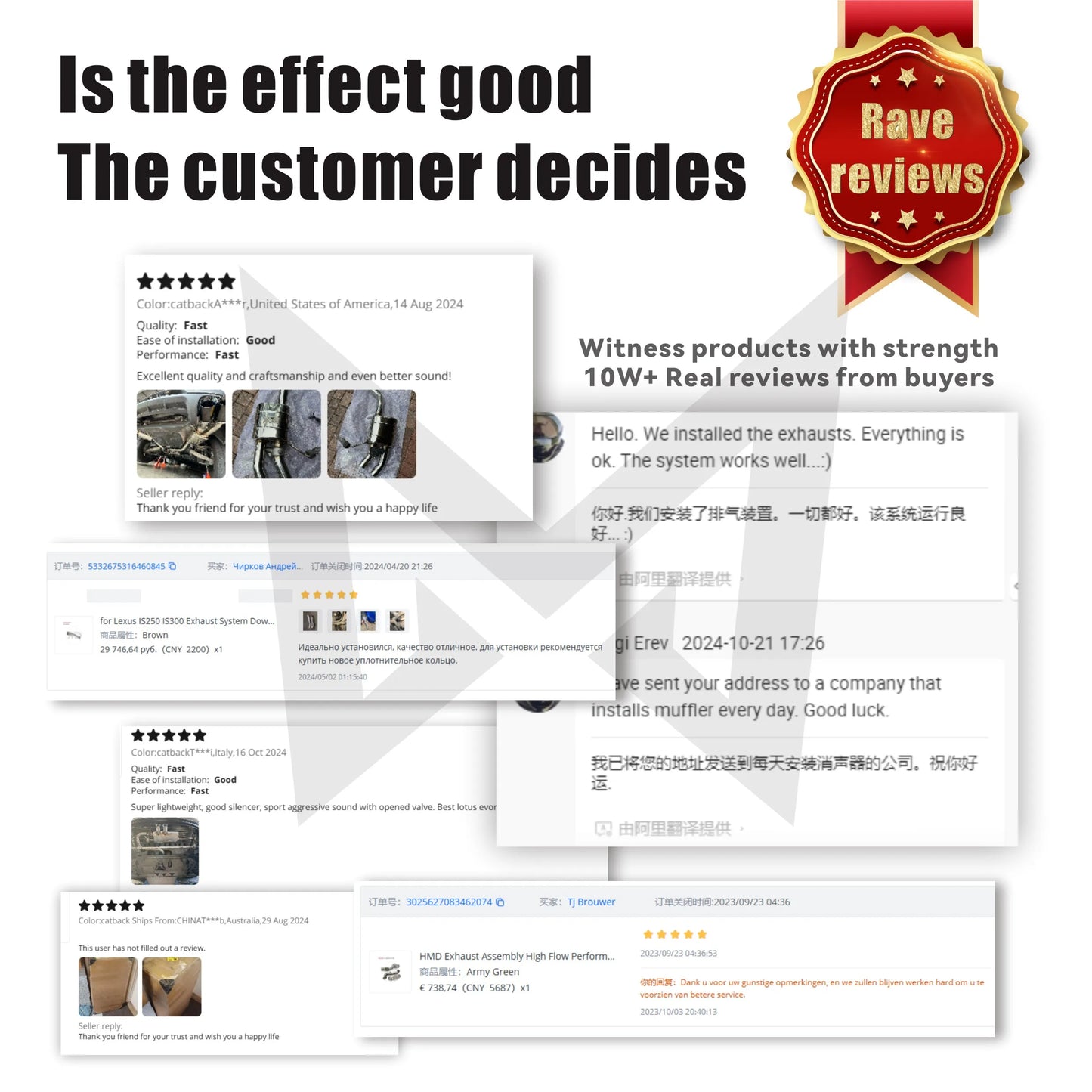 Exhaust system for Chevrolet Malibu 1.5L Stainless steels Catback Performance exhaust pipe with remote control valve