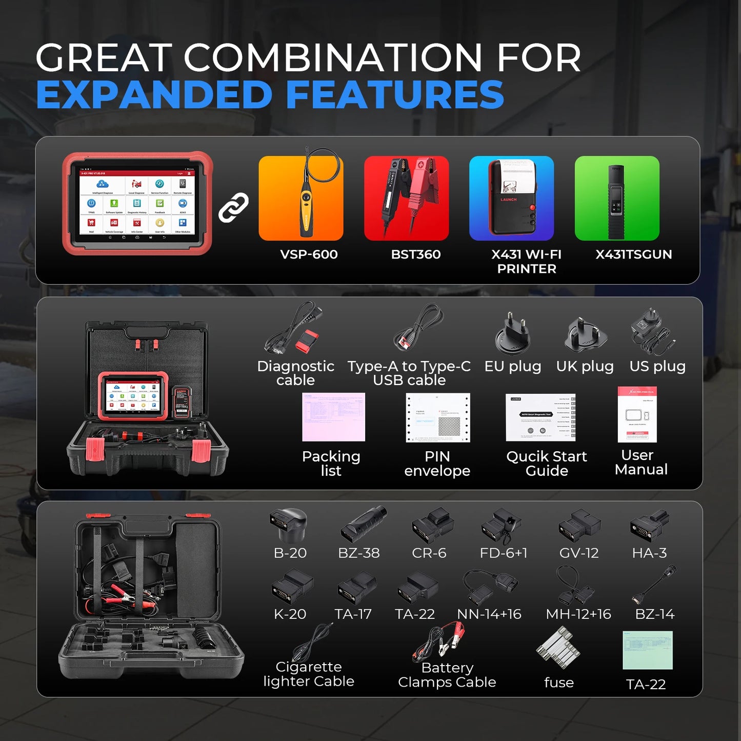 New LAUNCH X431 PROS V5.0 Car Diagnostic Tools Automotive OBDII Scan Tool Auto Scanner OBD2 ECU Coding pk X431 V plus