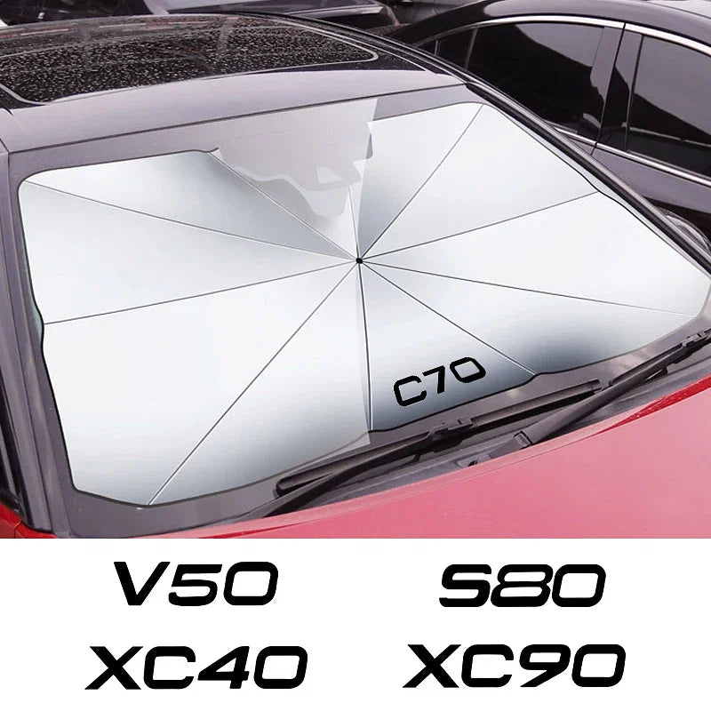 Color: Dark Grey - Car Front Shading Car Windshield Sunshade - Premium Exterior Accessories from NoEnName_Null - Just $34.99! Shop now at Rapidvehicles