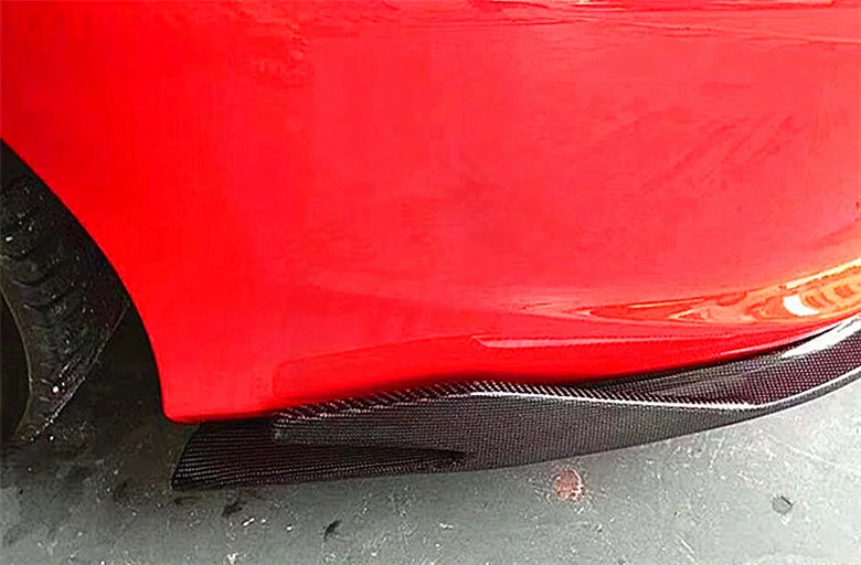 V Style Carbon Fiber Front Lip Front bumper spoiler for Ferrari 458 Italy spider Body Kit