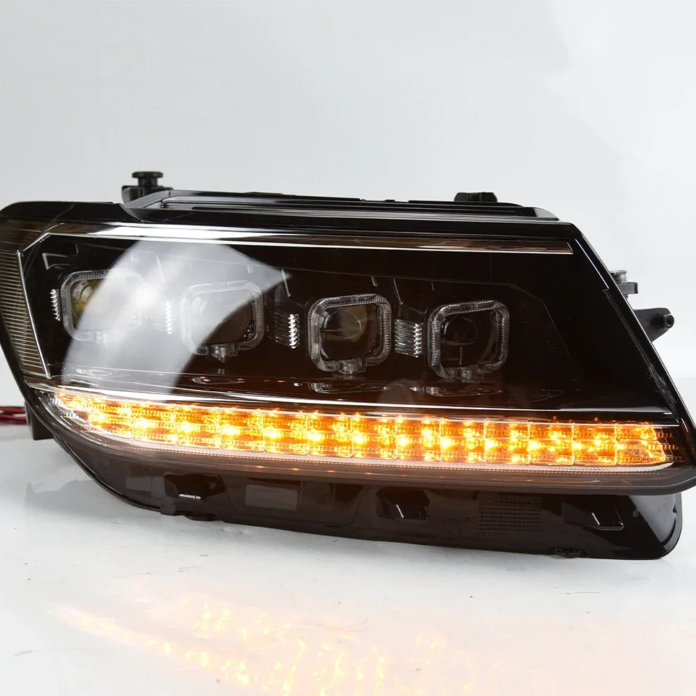 Car Front Lamps for VW Tiguan L 2017-2021 LED Auto Headlights Assembly Upgrade Bugatti Style 4 Projector Lens Accessories