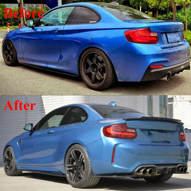 Bodykits for BMW 2 Series F22 F87 218d 220d Front Bumper Splitter Rear Diffuser Lip M2 CS Competition Style Side Skirt 2014-2021