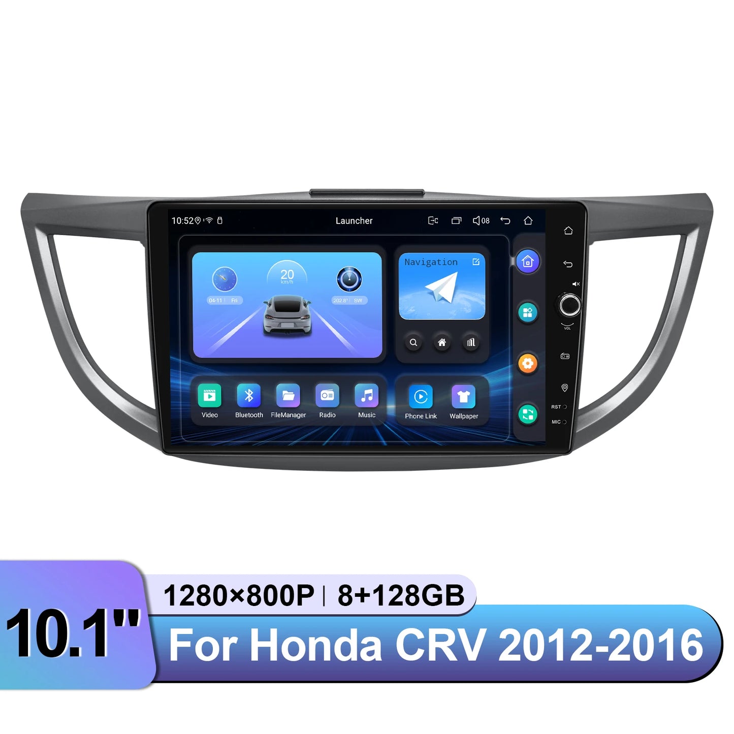 JOYING 10.1"Android 13.0 Car Stereo Radio Multimedia Playere Head Unit With Apple Carplay Android Auto For Honda CRV 2012-2016