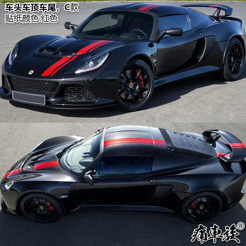 Car sticker FOR lotus Evora 410 Exige sports car decoration modification parallel line Decal fashionable sports film accessories