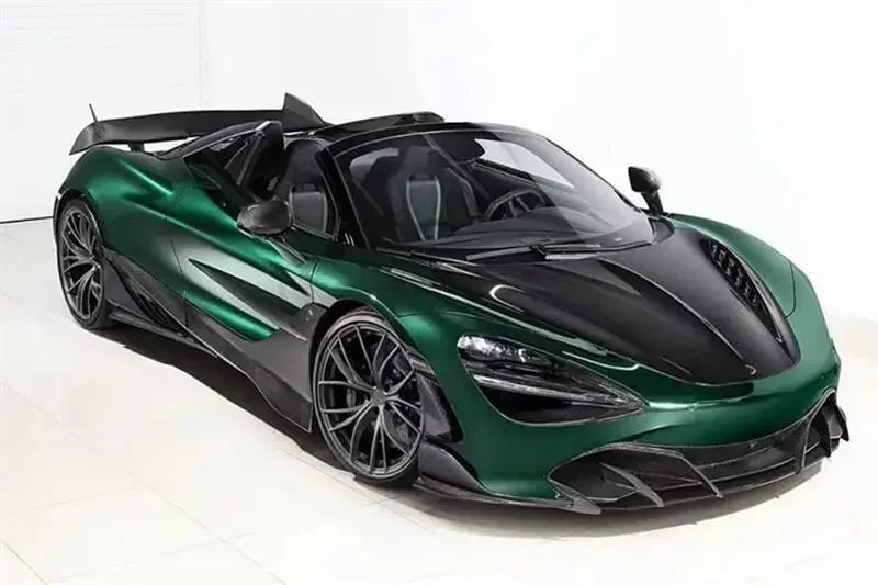 carbon fiber Carbon fiber body kit for McLaren 720S 720 Upgraded TOPCAR style front shovel rear diffuser spoiler cover