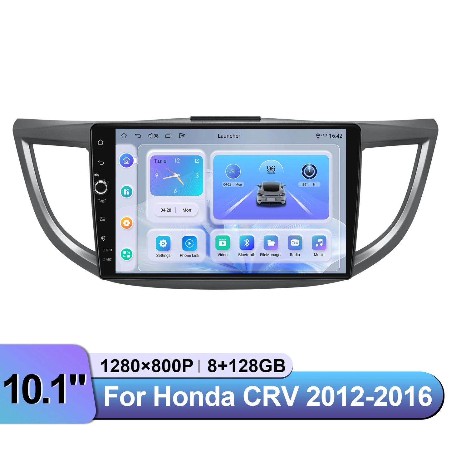 JOYING 10.1"Android 13.0 Car Stereo Radio Multimedia Playere Head Unit With Apple Carplay Android Auto For Honda CRV 2012-2016