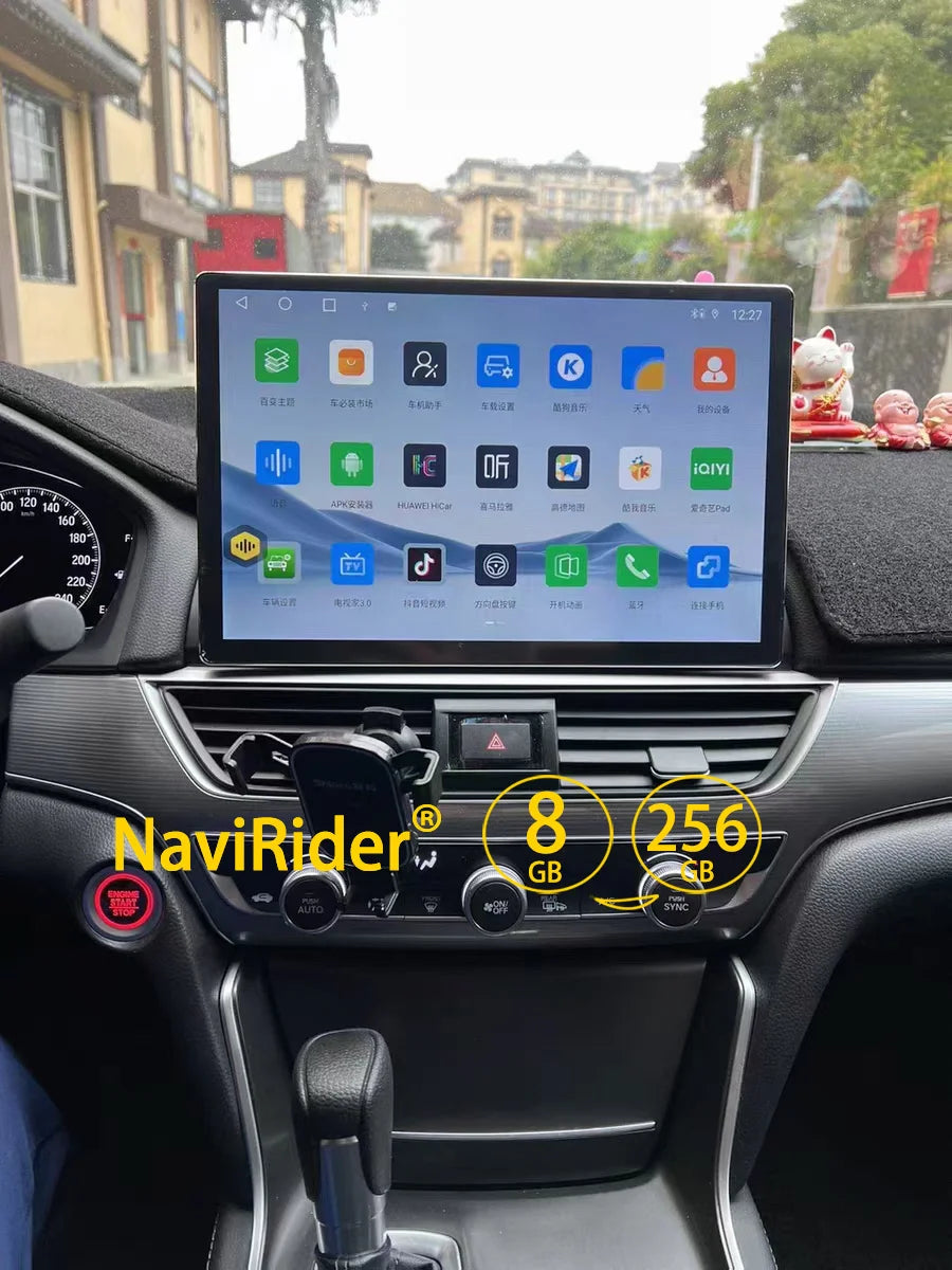 13.3'' Android 14 2K Screen For Honda Accord 2018 2019 2020 Stereo GPS Car Multimedia Video Player Navigation Carplay Head Unit