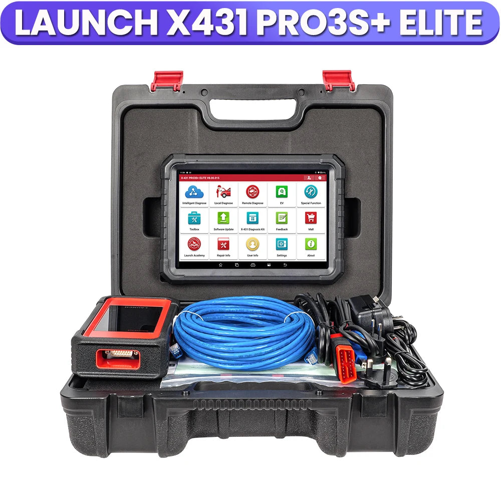 LAUNCH X431 PRO3S+ ELITE Smartlink C CAN FD\DOIP\J2534 Programming Car Full System topology diagram diagnostic tool OBD2 Scanner