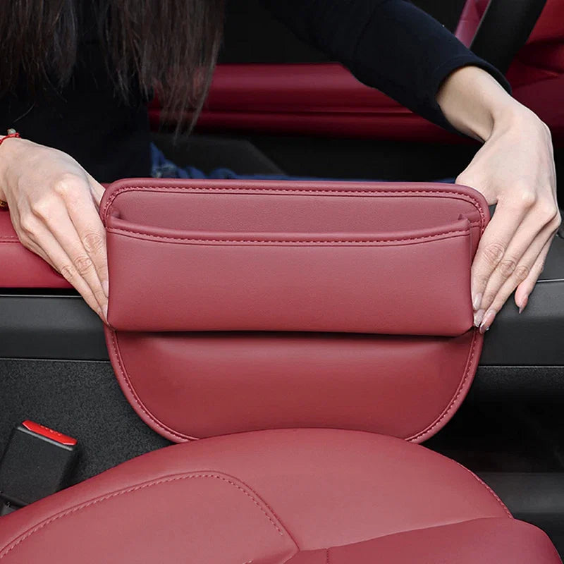 Color Name: Black - Car Front Seat Crevice Storage Box Pocket For - Premium Interior Accessories from zhengyuhan - Just $35.99! Shop now at Rapidvehicles