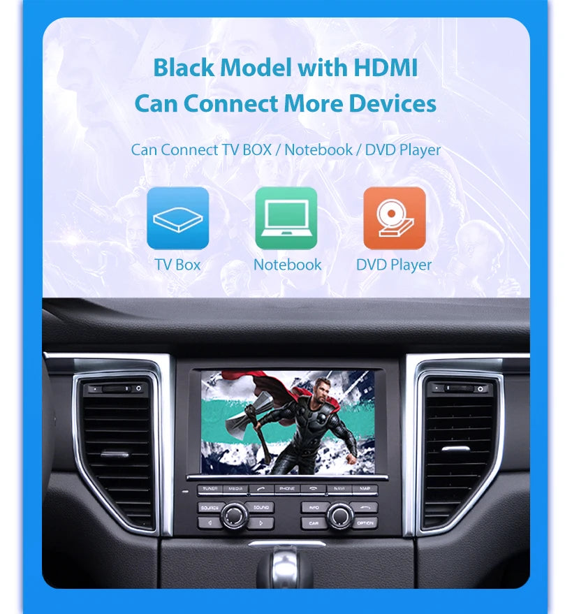 Wireless CarPlay 6.5" For Ferrari California T（15-18）Android mirror link AirPlay CarPlay function