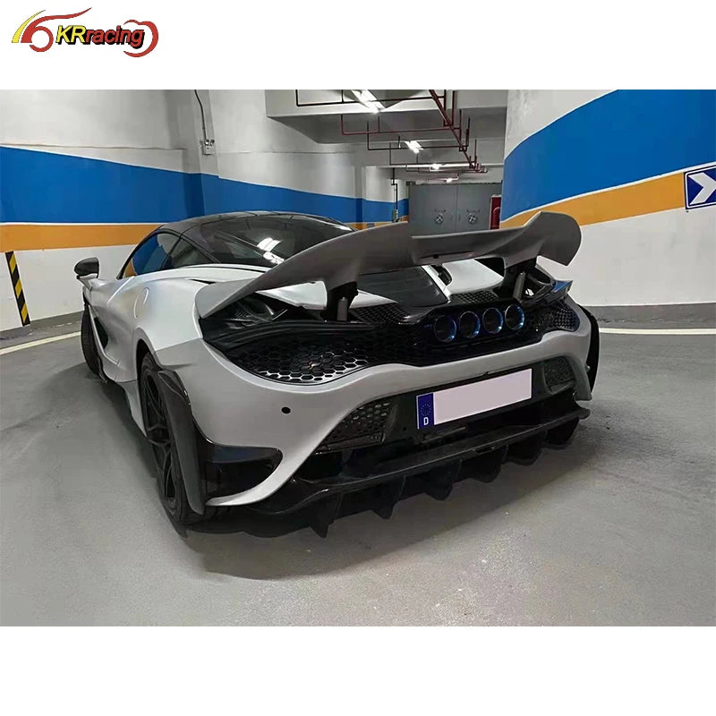 suitable for Upgrade 765LT Style Carbon Fiber Rear Diffuser Mclaren 720s Body Kit 2017-2019