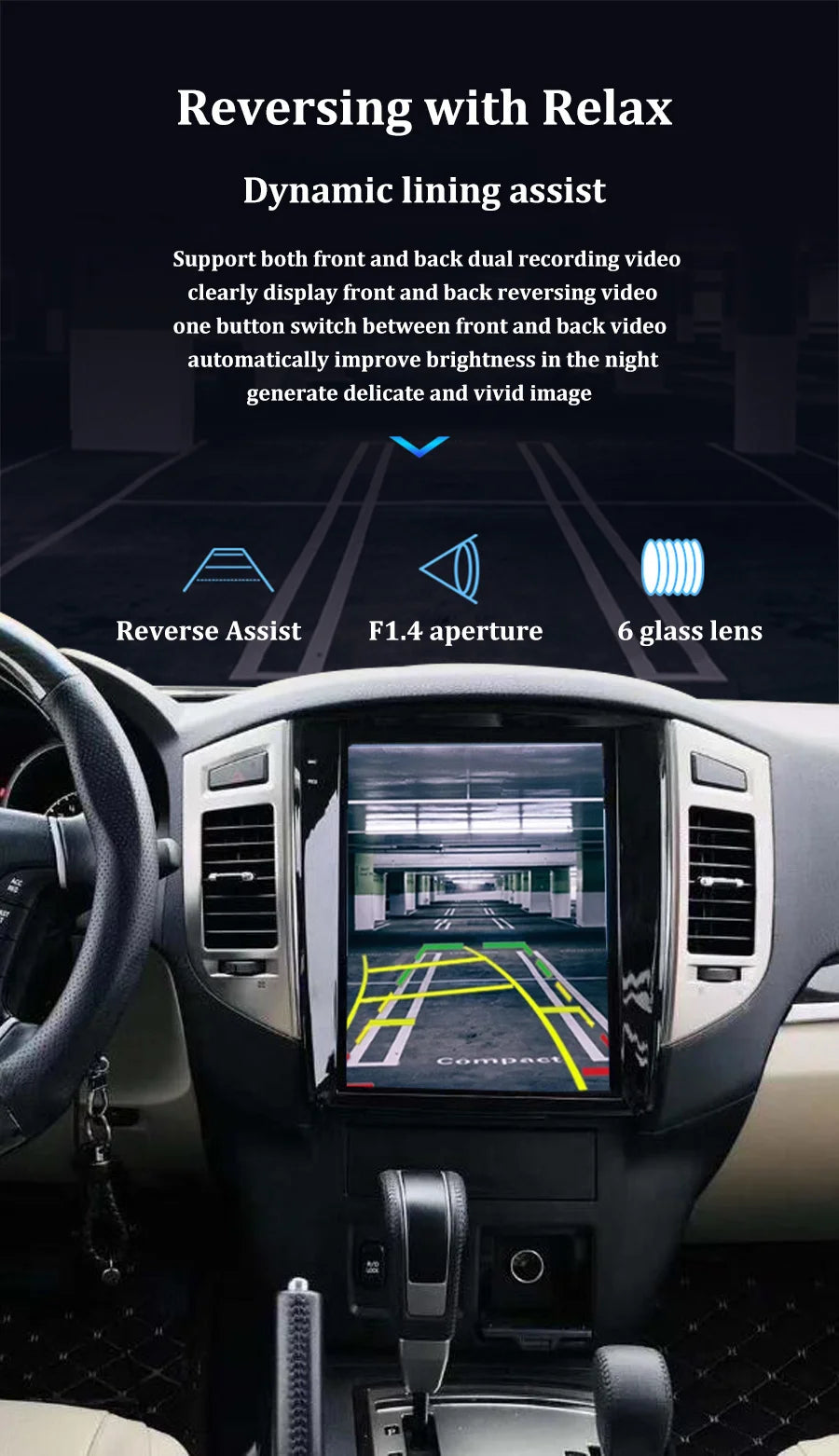 Carplay For Dodge Durango 2012 - 2019 Android13 Car Stereo Car Radio with touch Screen Radio Player Car GPS Navigation Head Unit